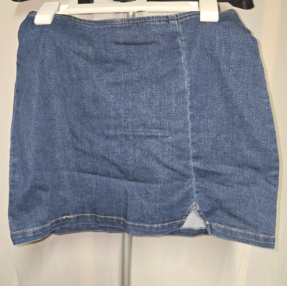 Denim Mini Skirt